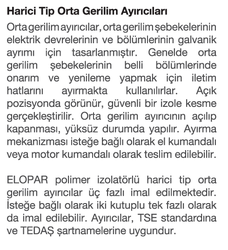 36kV Silikon İzolatörlü Ayırıcı ( H.S.T. ) - 2