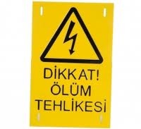 Ölüm Tehlike Levhası Alüminyum ( Tedaş Tipi ) - 1
